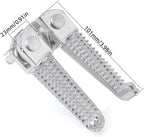 Front Footrest Foot Peg Pedal Compatible with Yamaha YZF R25 R3 MT25 MT03 2014-2023 Motorcycle Bracket (Color : Left Bracket)