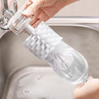 Bottle Brush with Suction Cup, Wine Cup Cleaner, Portable Turtle Scrub Brush, Glass Bottle Bristle Brush, Glassware Cleaner, Wine Glass Brush, Suction Cup Bottle Brush, Bottle Cleaning Brush