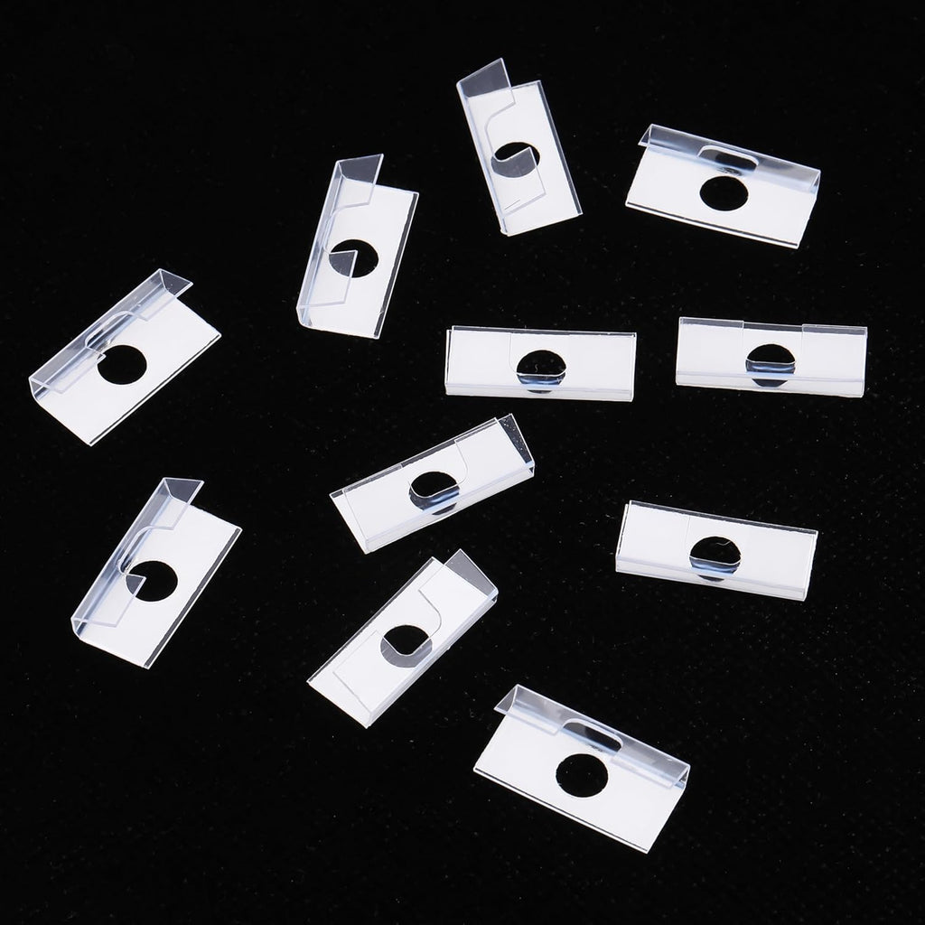 600 Pcs Clear Hangers Ear Jewelry Plastic Clothes Hanger Earring Display Hook Adhesive Ear Ring Hooks White Earring Cards for Selling Hanging PVC Ear Hooks Clear Plastic PVC Hooks