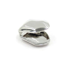 4pcs Silver Plated Small Single Tooth Cap Hip Hop Teeth Grill Decoration