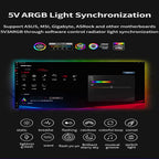 ShakingTank ARGB and PWM HUB 9 PortsFor A-RGB &PWM Case Fan Hub with Controller and SATA Power Input, Magnetic backplane Splitter 5V/3PIN ARGB Case Fan Hub Adapter PWM ARGB Fan