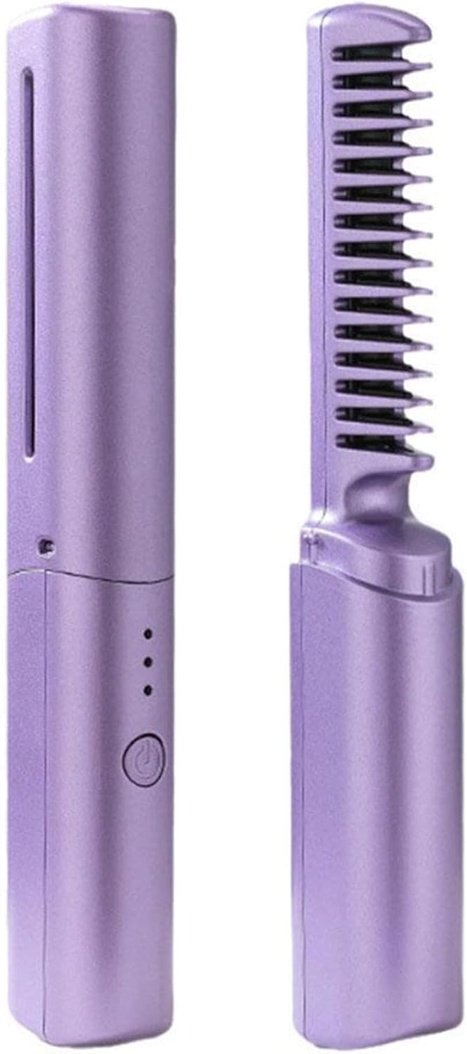 5pcs 3-in-1 Hair Straightener, Curling and Split End Remover Device - Pro Hair Trimmer for Dry, Damaged, Brittle Small Hair With Cord (C)