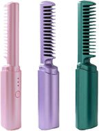 5pcs 3-in-1 Hair Straightener, Curling and Split End Remover Device - Pro Hair Trimmer for Dry, Damaged, Brittle Small Hair With Cord (C)