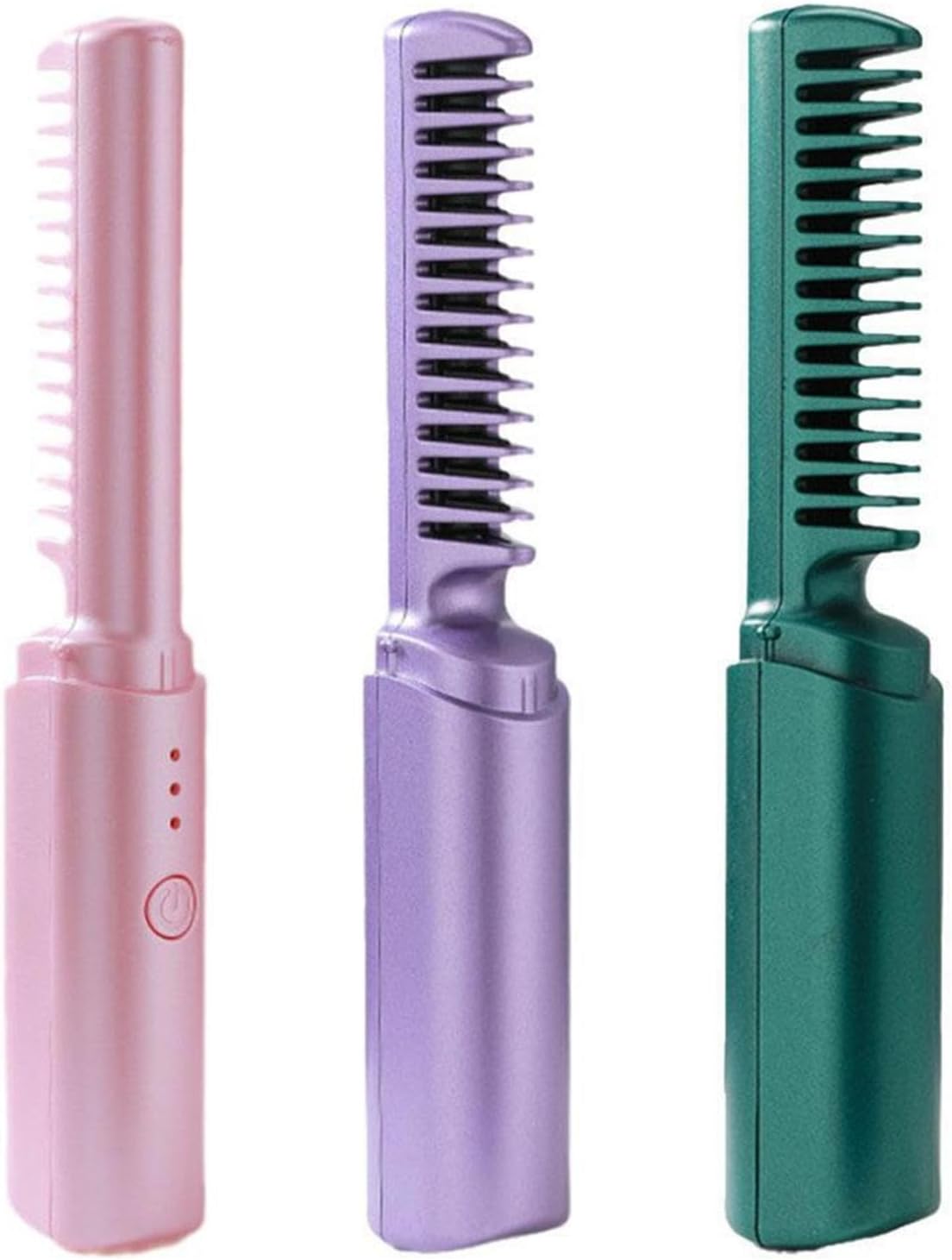 5pcs 3-in-1 Hair Straightener, Curling and Split End Remover Device - Pro Hair Trimmer for Dry, Damaged, Brittle Small Hair With Cord (C)