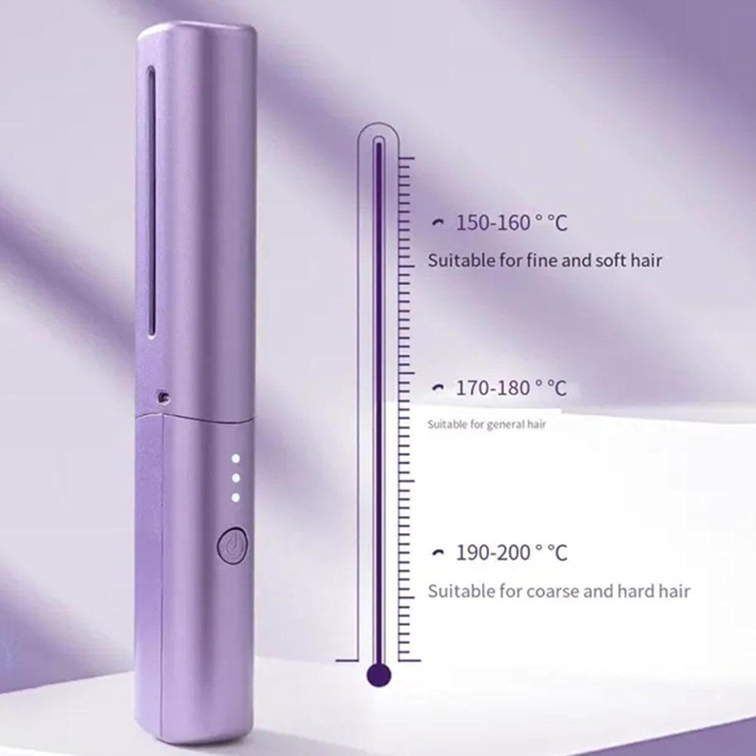5pcs 3-in-1 Hair Straightener, Curling and Split End Remover Device - Pro Hair Trimmer for Dry, Damaged, Brittle Small Hair With Cord (C)