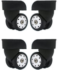 Replacement Luggage Wheels W046# S Size (Di Long) Replacement Plastic Wheels/Luggage Spinner Wheels (2 Pair/Set)