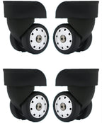 Replacement Luggage Wheels W046# S Size (Di Long) Replacement Plastic Wheels/Luggage Spinner Wheels (2 Pair/Set)