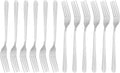 Heavy Weight Dinner Fork Set, 18-0 Stainless Steel 12-Piece, 7 Inches Table Forks