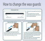 GN Cerustop Wax Guards PN 20439700 Filters for Resound/phonak/Unitron/Resound/Beltone/Widex Heaing Aids with Cleaning Brush Tools Kit and Carry Case-3packs