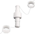 280, 380, 180 Pool Cleaner Hose Swivel D20 and Hose Nut D15 Combo Kit Replacement Suitable for Zodiac Polaris 280, 380, 180 Pool Cleaners (1 Pack)