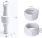 280, 380, 180 Pool Cleaner Hose Swivel D20 and Hose Nut D15 Combo Kit Replacement Suitable for Zodiac Polaris 280, 380, 180 Pool Cleaners (1 Pack)