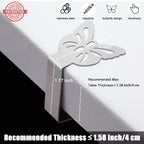 Tablecloth Clips for Outdoor Thick Tables 10 Pack, Butterfly Picnic Table Cloth Holder Clip Indoor, Heavy Duty Stainless Steel Cover Clamp for Party Wedding Home Restaurant Camping Accessories