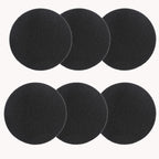 Charcoal Filters for Kitchen Compost Bin, 6 Pack Filters for Compost Pails Countertop Bin Replacement, Activated Charcoal Home Bucket Refill Sets, Round 6.7 Inch