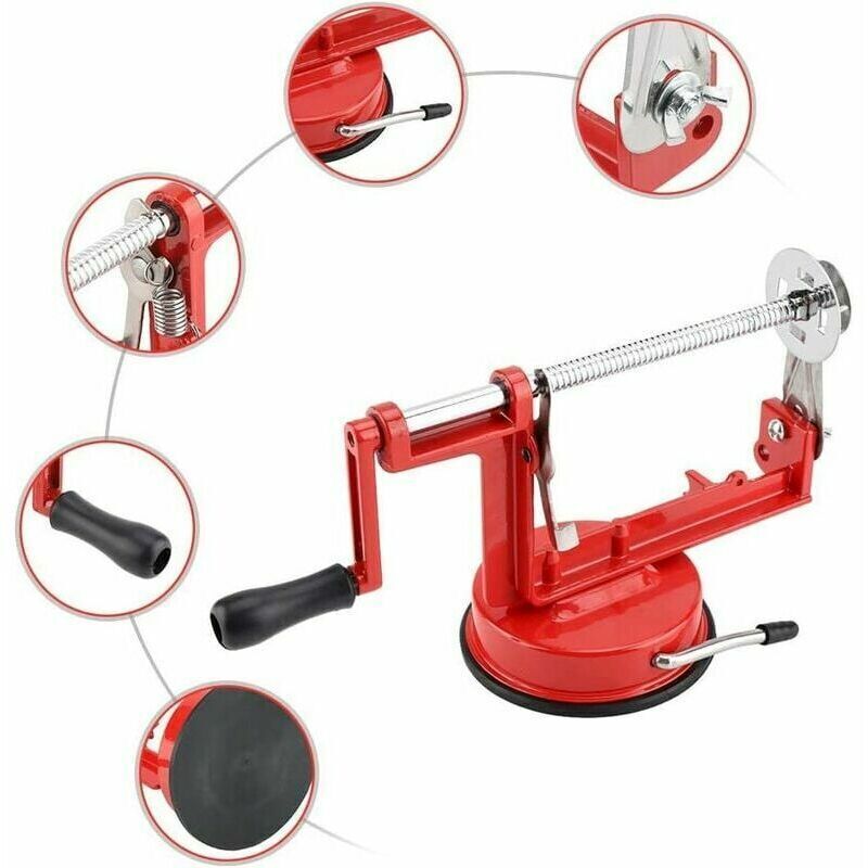 Stainless Steel Tornado Potato Chips Machine Spiral Cutter Peeler Fruit Corer Slicer