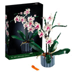 Orchid Building Blocks Floral Succulents in Pots 10311 Romantic Set Compatible with LEGO