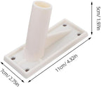 3pcs Flag Pole Holder Wall Mount Flag Stand Flag Pole Mounting Bracket Self Adhesive Flag Pole Mount Plastic Flag Rod Bracket Flagpole Hardware Heavy Duty Flag Bracket Flag Holders