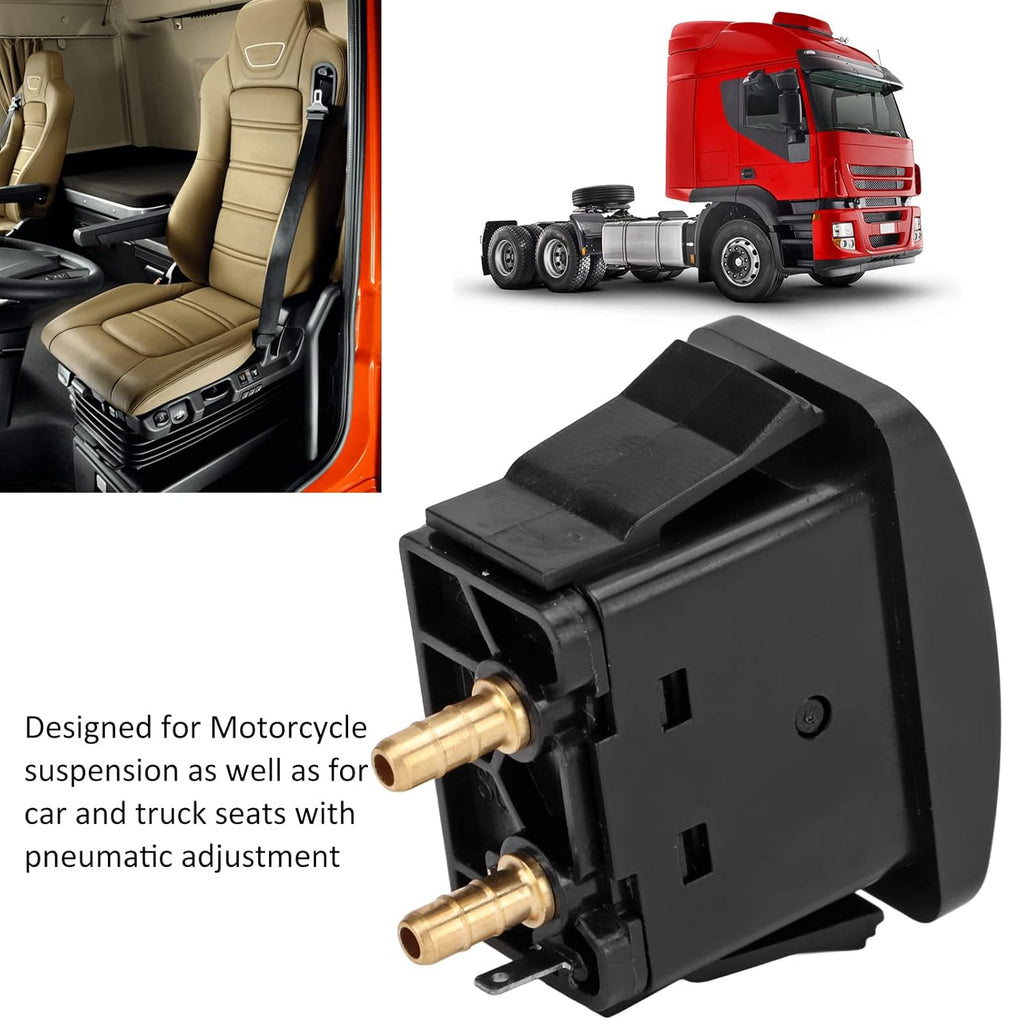 Air Spring Activation Switch Electric Cab Seat Valve Switch Paddle Type Push to Snap Tab ON Off ON Compressor Accessory Air Ride Suspension Control Switch
