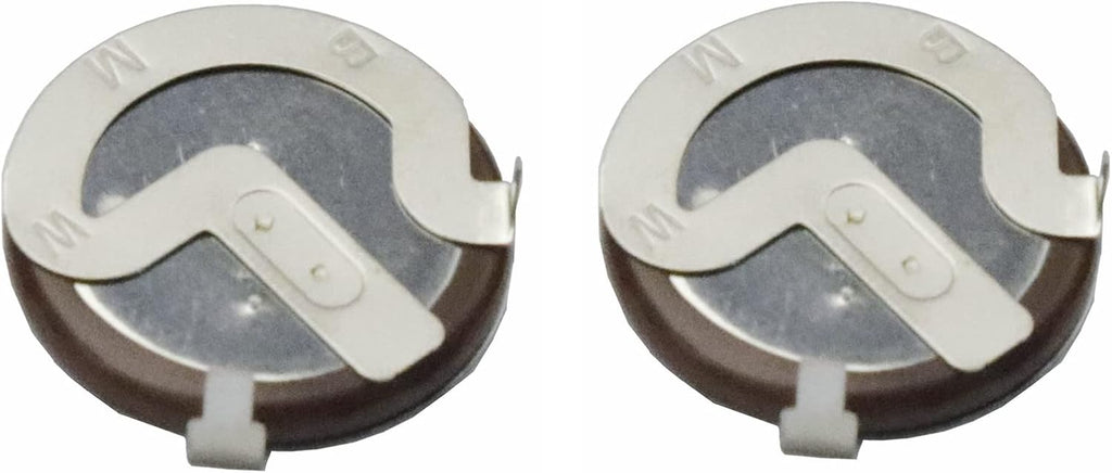 2Pcs Remote Key Fob Rechargeable Battery 3V 20mah Compatible for BMW E39 E46 E60 E90 E92 for VL2020 90 Degrees