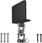 Punching Bag Hanger - Heavy Bracket 180° Swivel I-Beam Mount with Ceiling Installation Thick Hardware, Hooks for Boxing, Aerial Yoga, and Home Gym