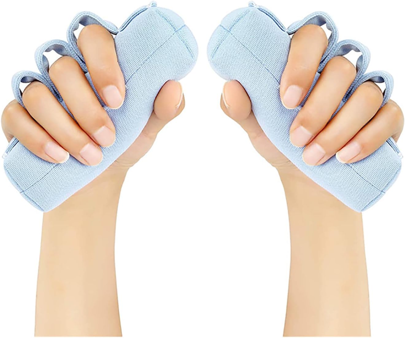 Finger Contracture Grips Cushion, Finger Splitter, Palm Anti Flaw Ulcer Pad, Anti Stick, Finger Hand Grab Bar, for bedridden Old Man,The Disabled Care and Rehabilitation Training 2-pcs