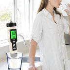 Digital Hydrogen Meter Water Quality Tester with ATC Accuracy Pen Type Meter Data Hold Function LCD Displays Water Quality Tester for Drinking Water Water Quality Tester Ppm