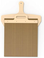 Pizza Smart Slide Magic Pizza Pizza Slide, Pizza Paddle with Handle - Sliding Pizza Shovel Slide, Detachable for Easy Pizza Transfer, Brown