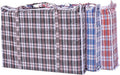 Set of 3 Jumbo STORAGE LAUNDRY SHOPPING Bags with Zippers and Handles. Size 27"x25"x5"