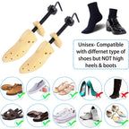 Wooden Shoe Stretcher 2 Pack for Yux 39-41 Compatible with Braun