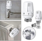Thermostatic Head Replacement Compatible with M 30 X 1.5 Radiator Valve 4 Parts Antifreeze