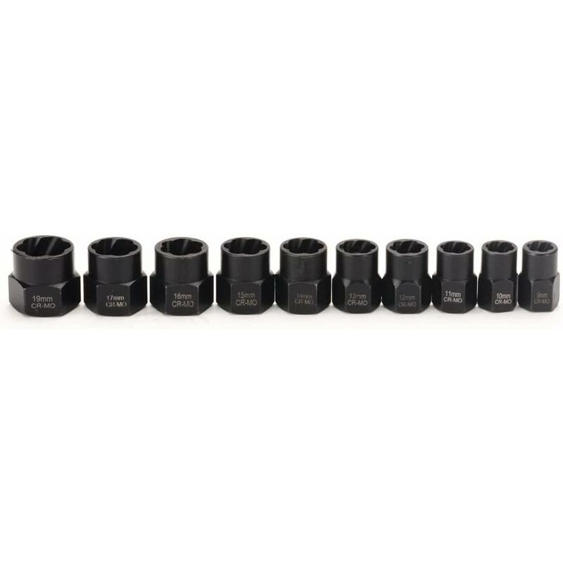 Impact Tool Set 11-Piece 9.5mm Bolt with Toolbox