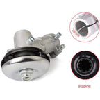 28mm Brushcutter Gearbox, 9 Teeth Round Universal Gearbox Compatible with Grass Trimmer and Chainsaw