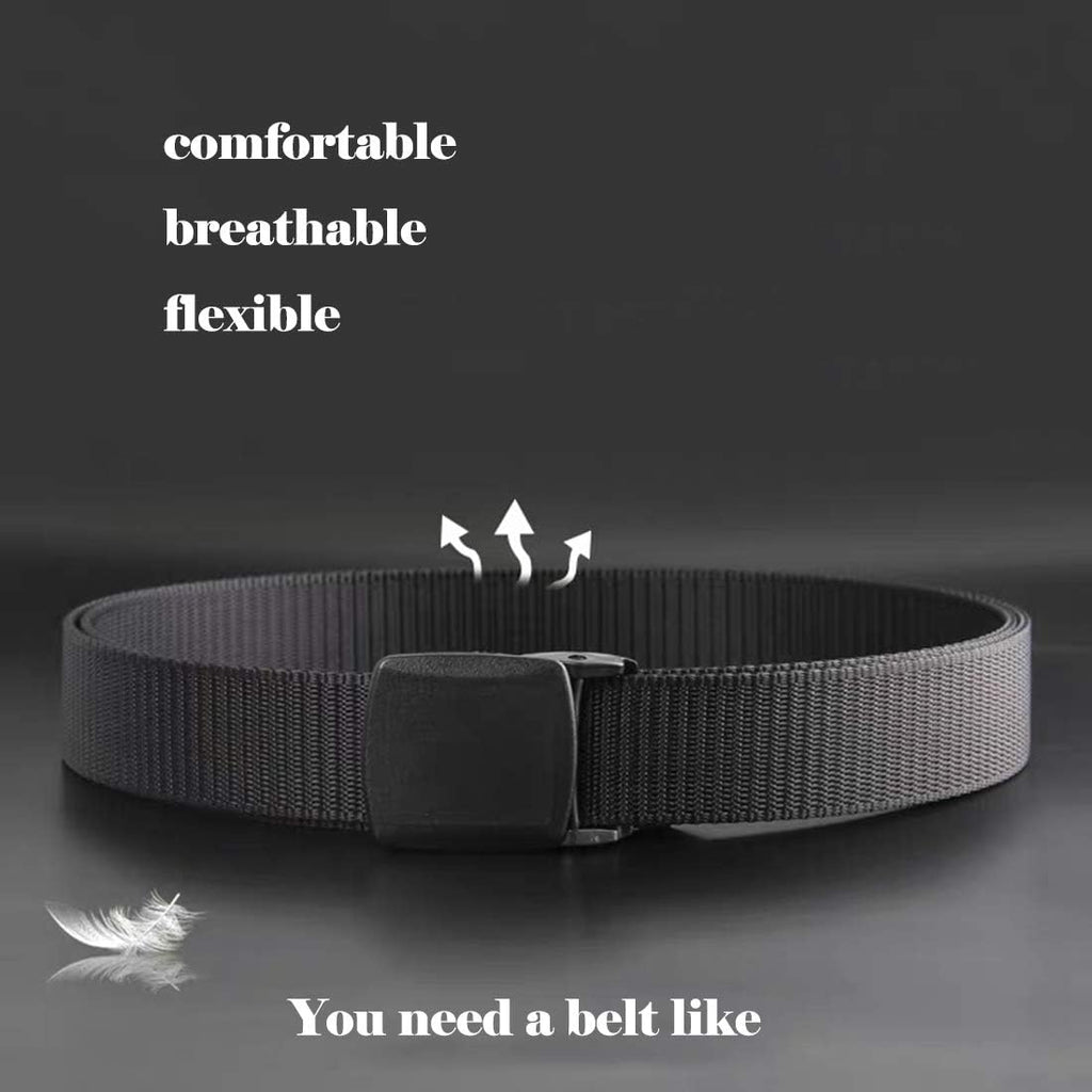 Nylon Military Tactical Belt 3 Pack, Military Hiking Rigger, Men's belt made of nylon mesh belt,Breathable comfortable