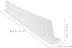 Silicone Sink Splash Guard: Splatter Guard Detachable Kitchen Sink Baffle Board Splash Protector for Restaurant Bathroom Home Kitchen