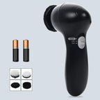 Electric Shoe Polisher Set, Portable Shoe Polisher Shoe Shine Kit Shoe Cleaning Kit Shoe Polish Kit With 4 Brush Heads