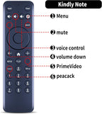 New MG3-R34010 Replacement Remote Control Compatible for Hisense TV 43A6GX 50A6G R34010BA00-00001 for Pioneer Xumo TV PN50-751-24U CP-RC1NA-23（No Voice Function）