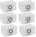 Dust Bags Spare Part for Ecovacs Deebot X1 X1 Plus T10 T10 Plus Robot Vacuum Cleaner Replacement Dust Garbage Bag Accessories (6 Pcs)