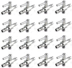 Aquarium Fish Tank Air Flow Control Lever Pump Single Way Valve, 16Pcs