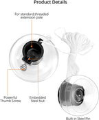 Professional Light Bulb Changer Kit - 3 Piece Set - Extension Pole Compatible, for High Ceiling Incandescent Bulbs with Standard, Floodlight & Recessed Changer