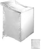 Washer and Dryer Covers, Heavy Duty Waterproof Washing Machine Cover for Most Top Load or Front Load Machine, Dustproof, All Weather Protection, 29" W x 28" D x 43" H