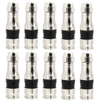 RG11 Connectors 10 Pack,F Type Connectors,RG11 Coax Cable Compression Fitting with Weather Seal O Ring