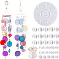 Wind Chimes Resin Mold,Silicone Molds for Epoxy Resin,Resin Casting with String Wall Hanging Windchimes Making Kit,DIY Art Craft Bell Window Home Decorations