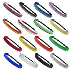 Glitter Headbands Adjustable Non-Slip Head Bands Cute Elastic Hair Accessories For Gymnastics-Sparkly Hair Bands Gifts Stretch Fashion Headbands For Women, White