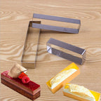 Mousse Mold 3-piece Set, Rectangle Ring Bakeware Tiramisu Cake Baking Cookie Cutters