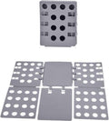 Shirt Folding Board, 27.56 x 22.44 T Shirt Folder, Easy and Fast Flip Fold Clothes Folding Board, Durable Plastic Laundry Folders Collapsible Liner for Easy Storage and Travel (Gray)