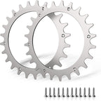 Premium Stainless Steel Spikes for Worx Landroid S/M - 2-Pack with Screws (205mm Wheel)
