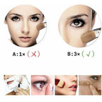 3X Magnifying Wall Mirror - Foldable Extension - 360 Degree Rotation Magnifying Mirror Bathroom Mirror with Drilling