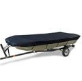 11-13FT：420cm*270cm Boat Cover Trailerable Marine Grade 210D grey