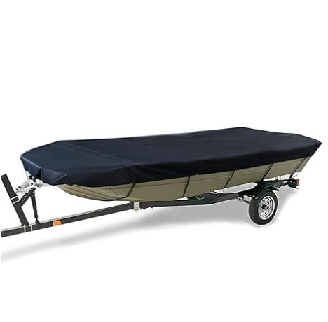 17-19FT：600cm*310cm Boat Cover Trailerable Marine Grade 210D grey