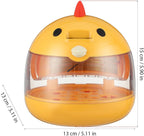 Incubator - Egg incubator | Incubator with a capacity of 4 eggs - with automatic temperature and humidity control - suitable for hatching eggs of chickens, ducks, geese, quails, parrots and other poultry
