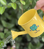 Casting Kettle - Iron Garden Small Household Casting Kettle - Bucket - Four-Leaf Clover - Yellow